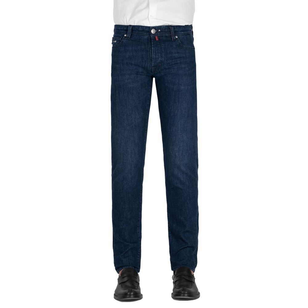 Blue Cotton Men Jeans