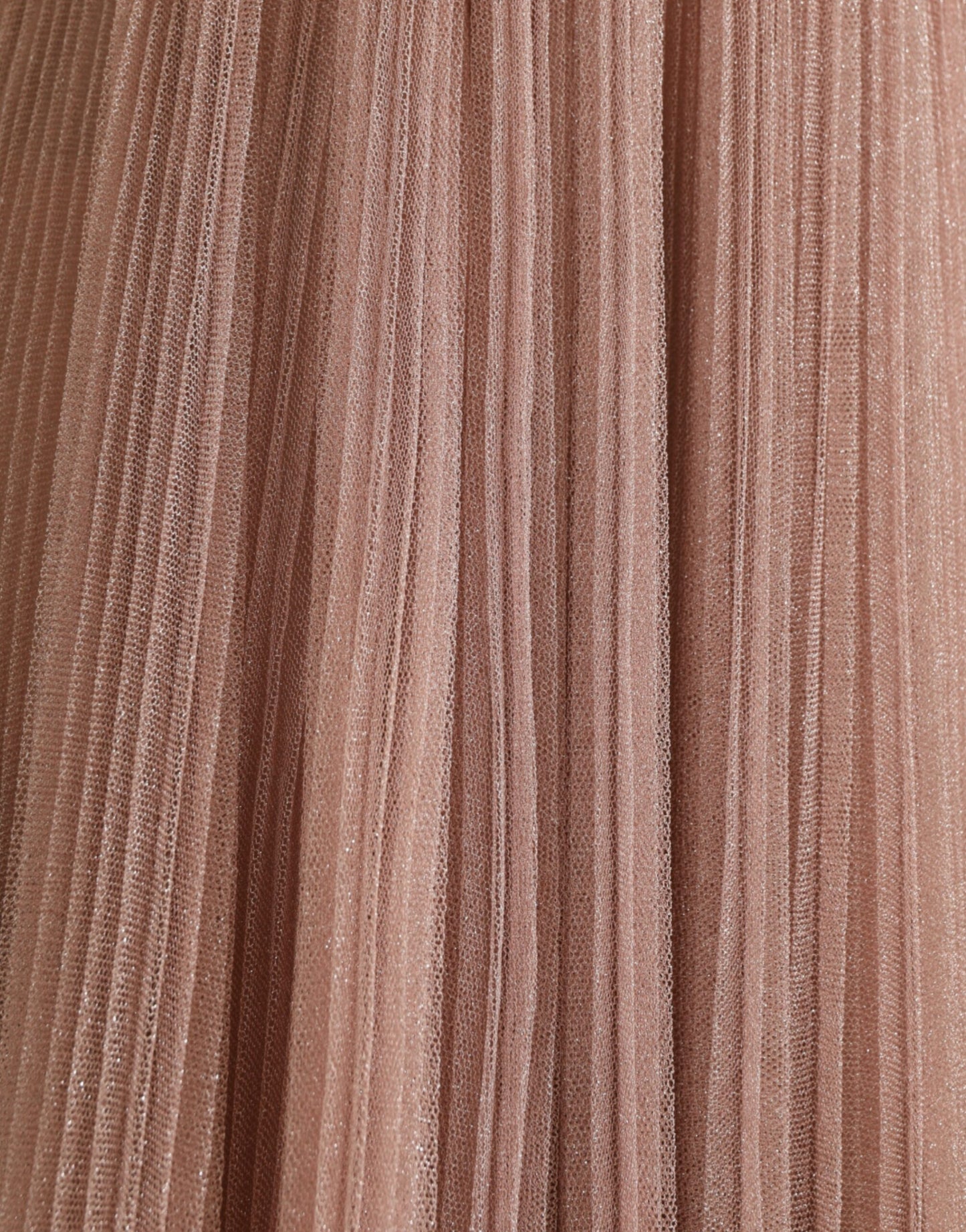 Light Lilac Pleated Lame Tulle One Shoulder Dress