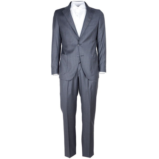 Gray Wool Men's Suit