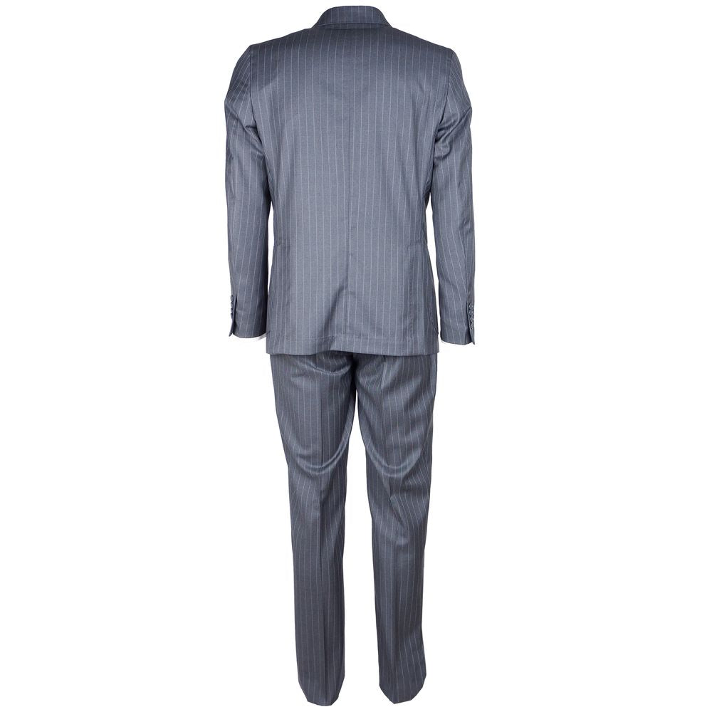 Gray Wool Men's Suit