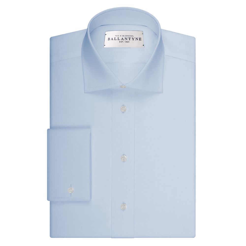 Blue Cotton Men's Shirt