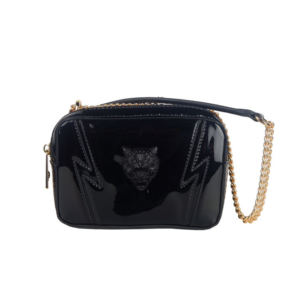 Black Polyethylene Shoulder Bag