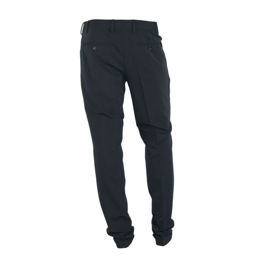 Black Polyester Men Pants