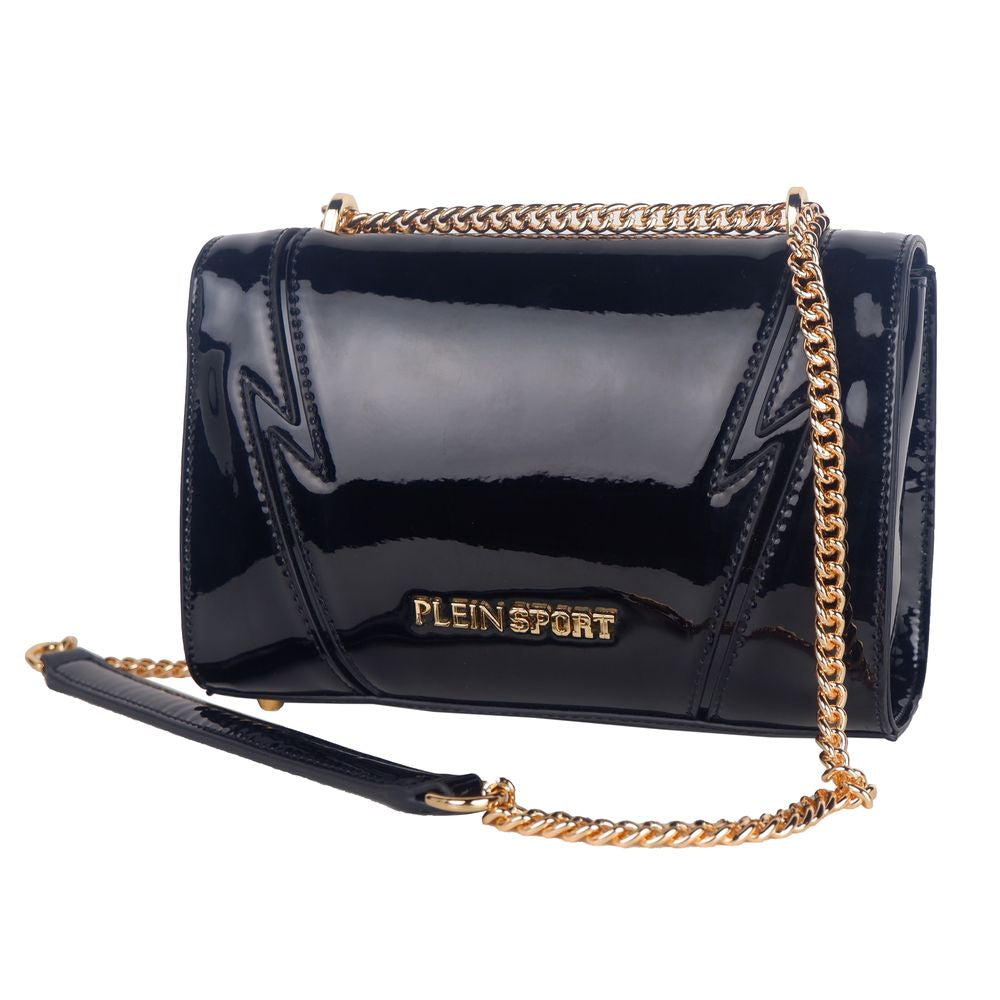 Black Polyethylene Shoulder Bag