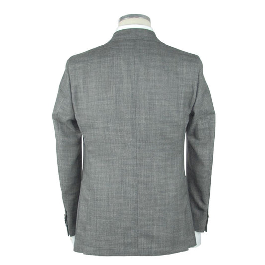Gray Wool Men's Blazer