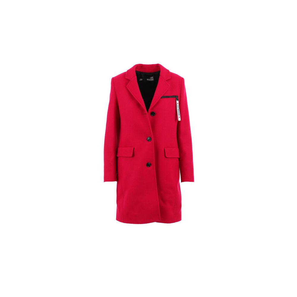 Red Wool Women Coat