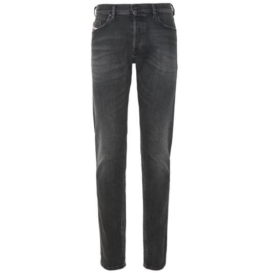 Black Cotton Men Jeans