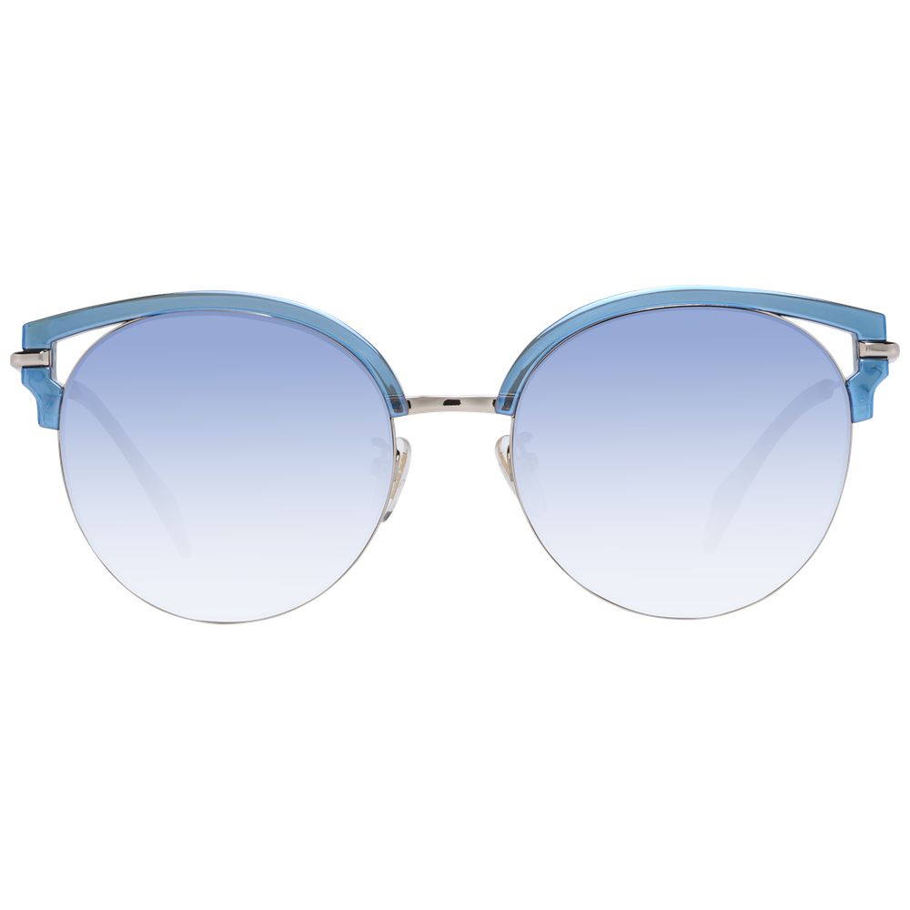 Blue Metal & Plastic Sunglasses