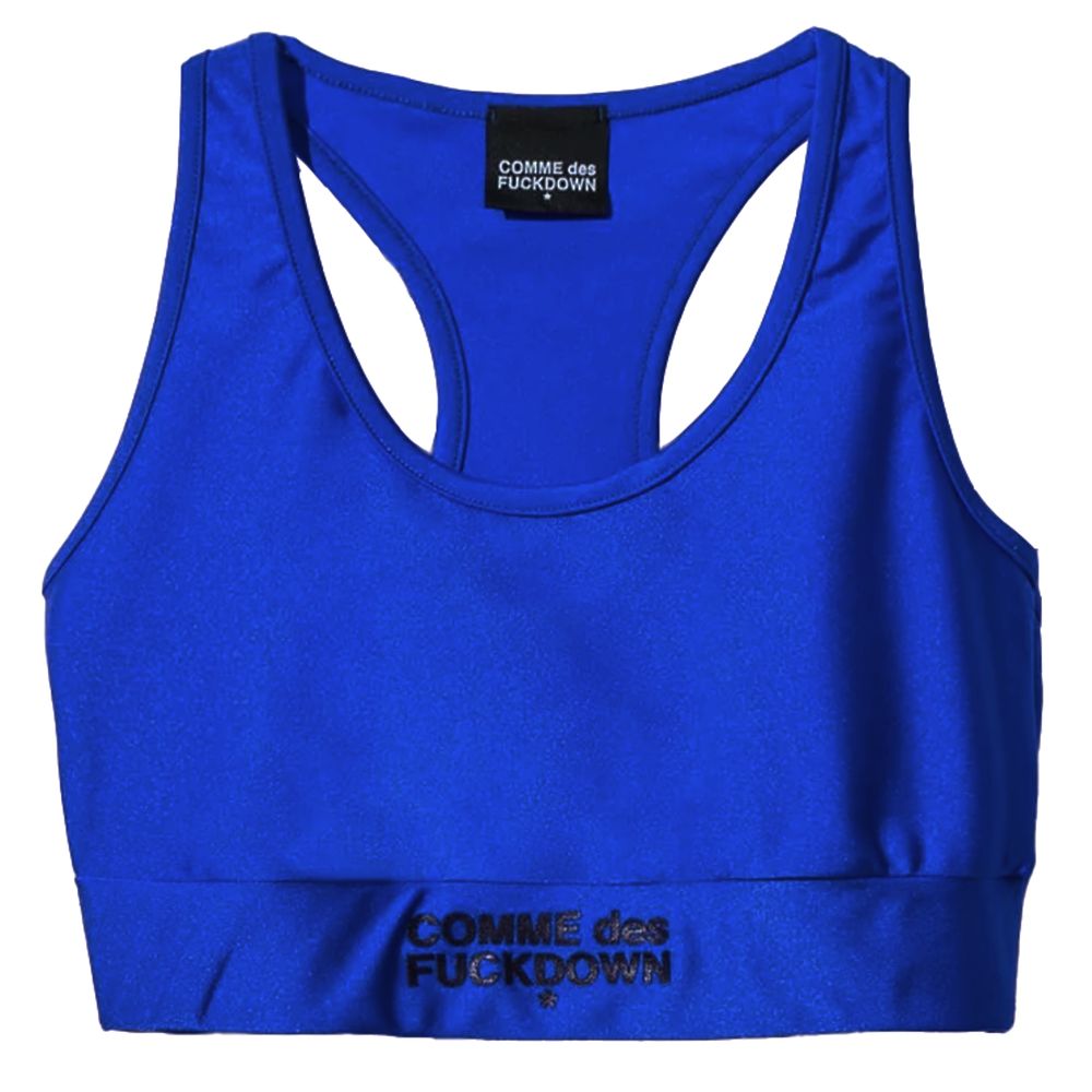 Blue Nylon Women Top