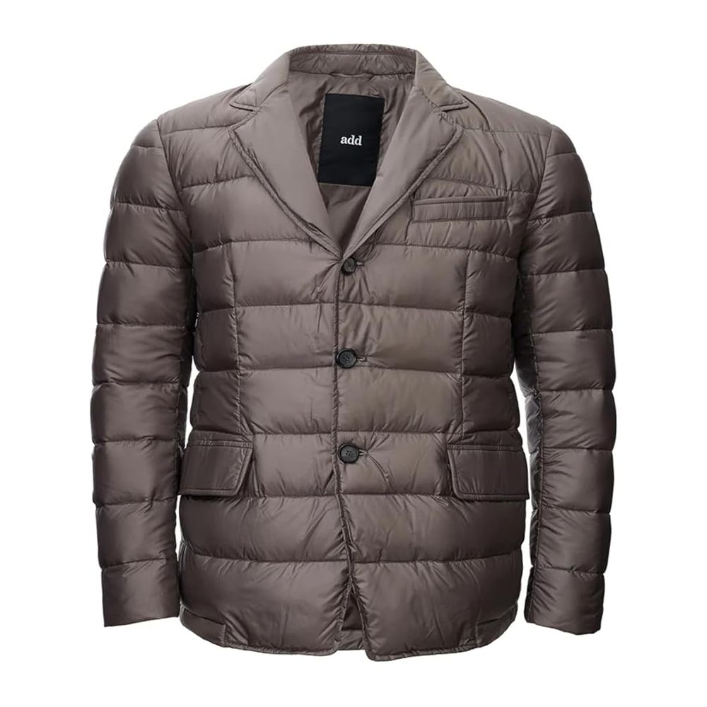 Gray Polyamide Men Jacket