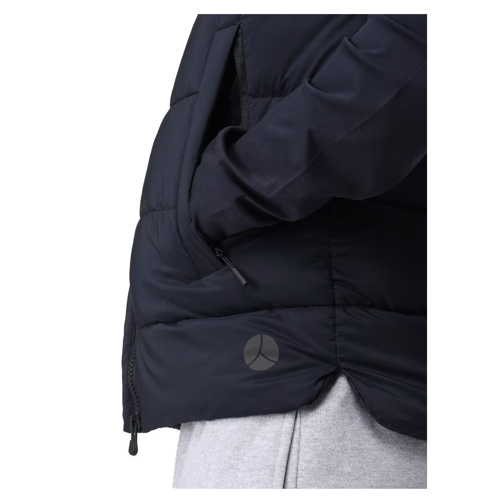 Blue Polyester Men Vest