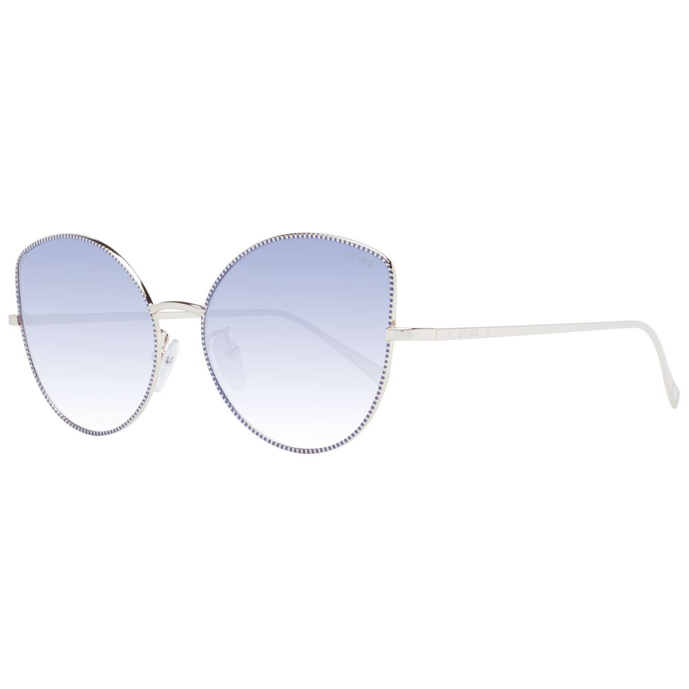 Rose Gold Metal Sunglasses
