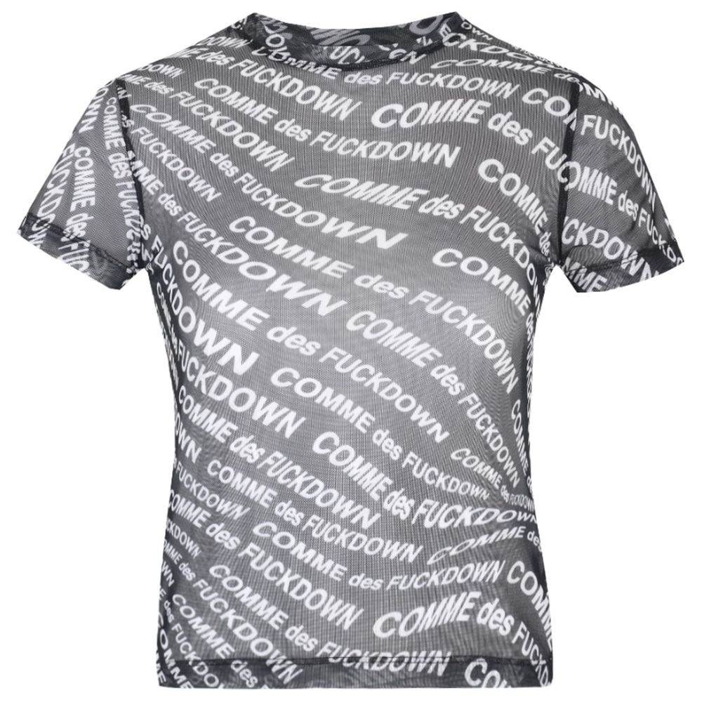 Black Polyester Women's T-Shirt