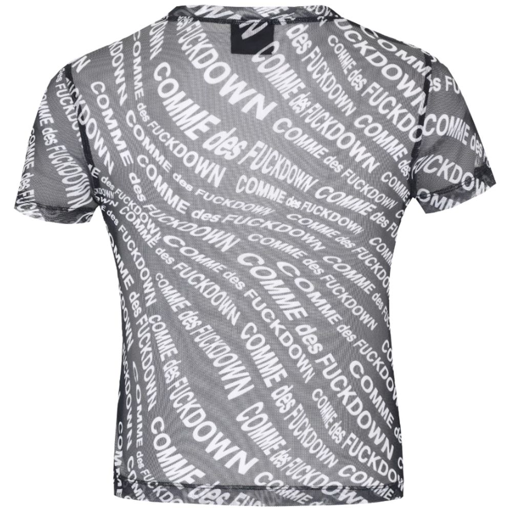 Black Polyester Women's T-Shirt