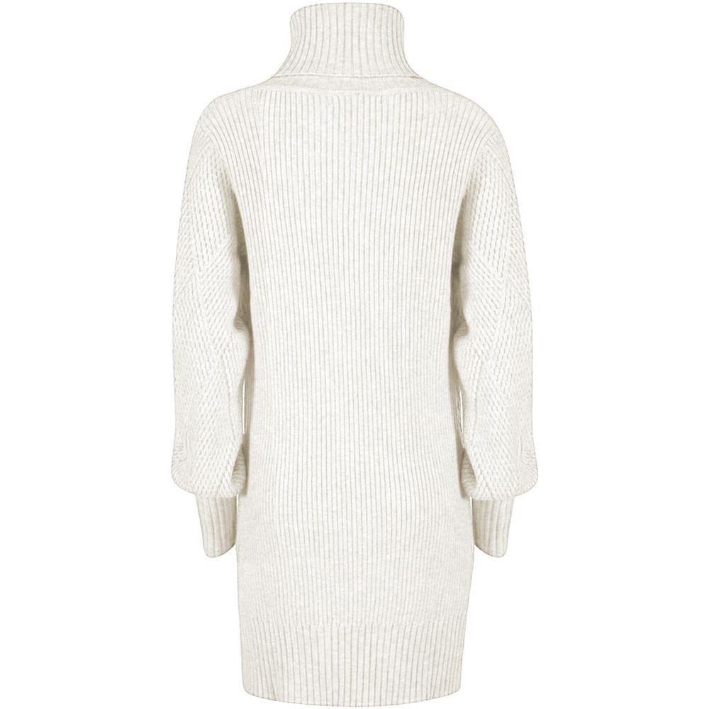 White Marabou Women Dress