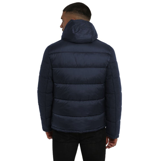 Blue Wool Men Jacket