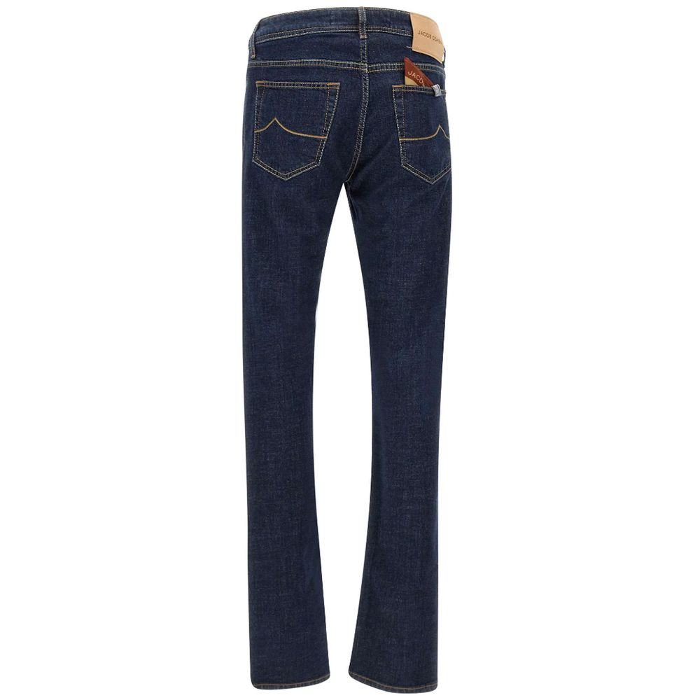 Blue Stretch Denim Men's Jeans