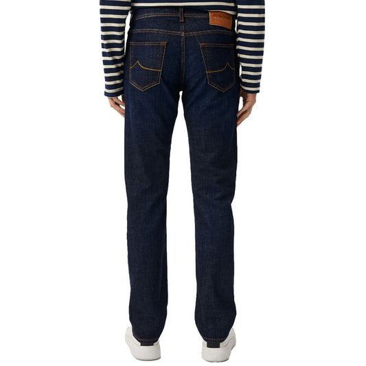 Blue Cotton Men Jeans