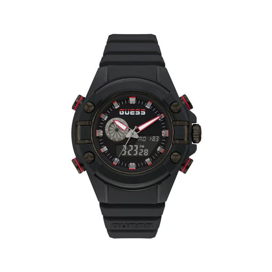 Black Resin Sport Watch