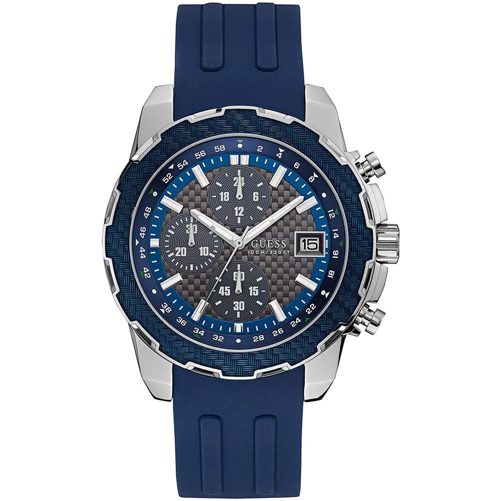 Blue Rubber Sport Watch