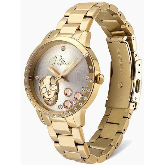 Gold Stainless Steel Dress Watch