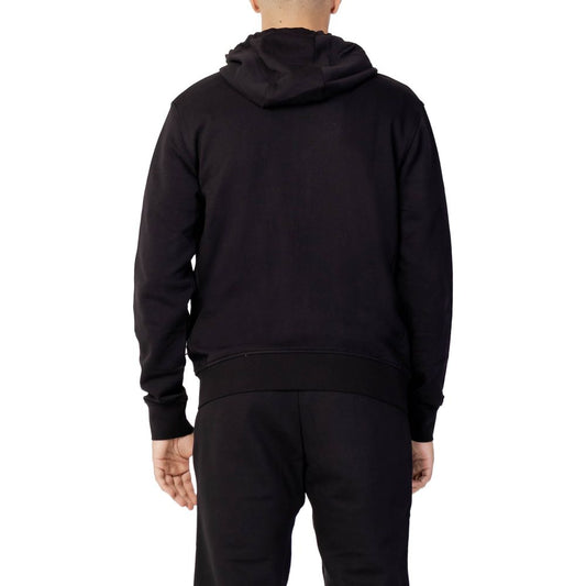 Black Cotton Hoodie