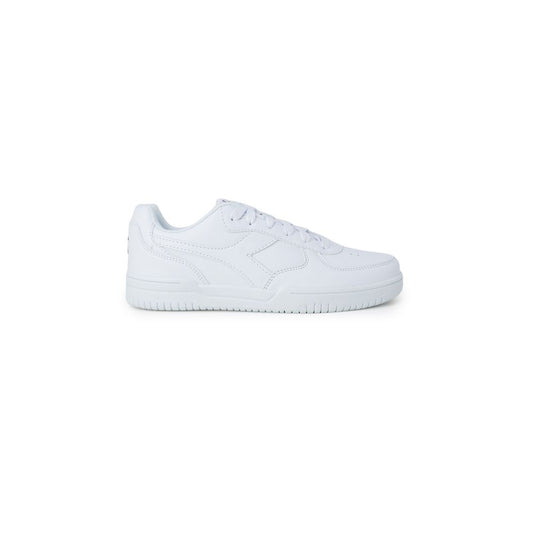 White Artificial Leather Low Top Sneakers