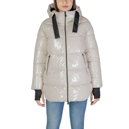Beige Polyamide Parka