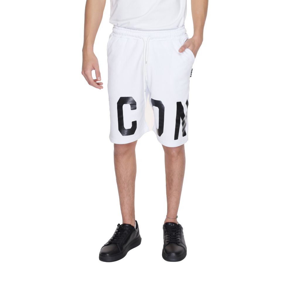 White Cotton Bermuda Shorts