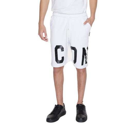 White Cotton Bermuda Shorts