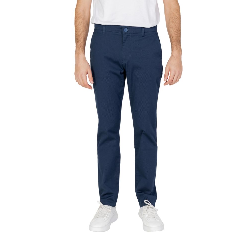 Blue Cotton Pant