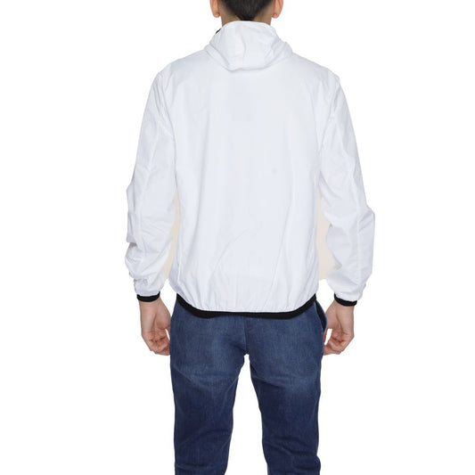 White Polyester Shell Jacket