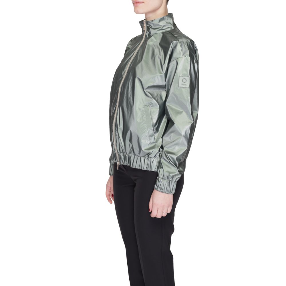 Green Polyester Shell Jacket