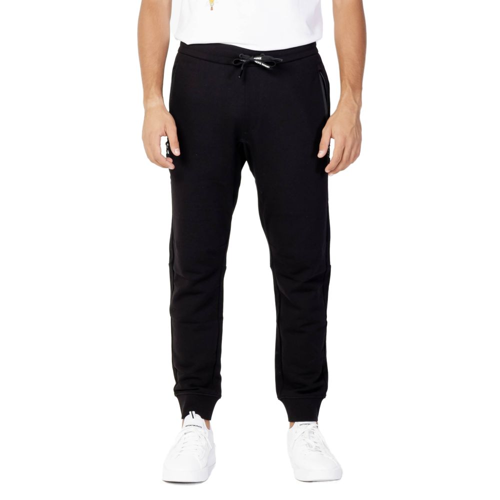 Black Cotton Joggers (Workout Pants)