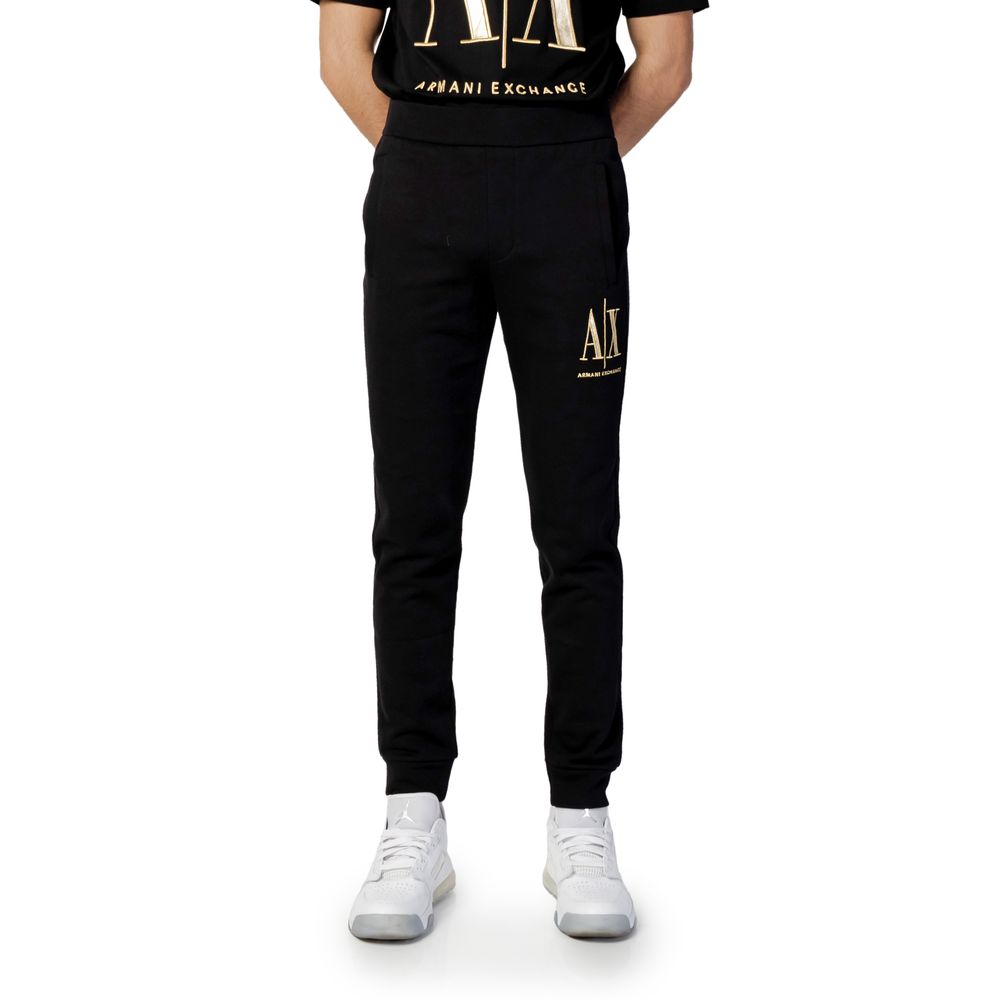 Black Cotton Joggers (Workout Pants)
