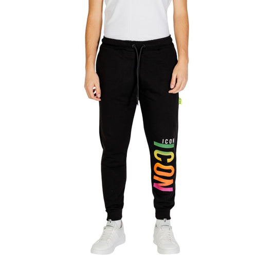 Black Cotton Joggers (Workout Pants)