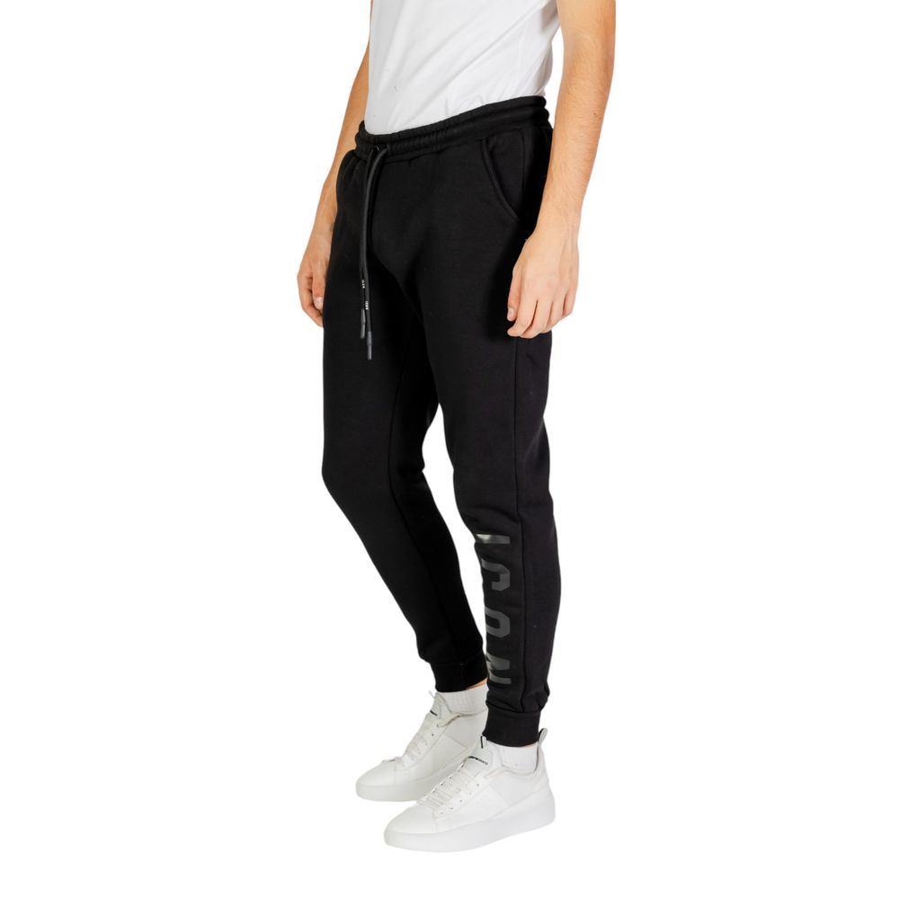 Black Cotton Joggers (Workout Pants)