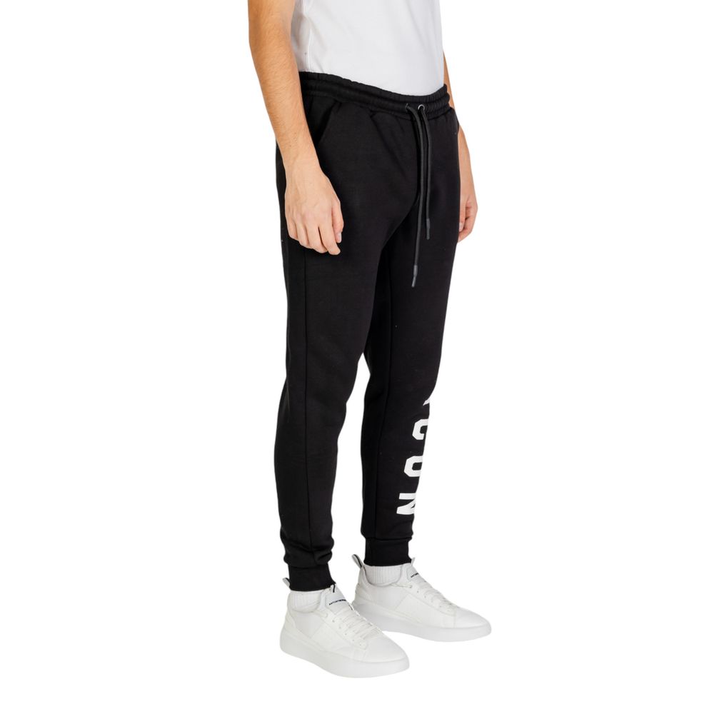 Black And White Cotton Joggers (Workout Pants)