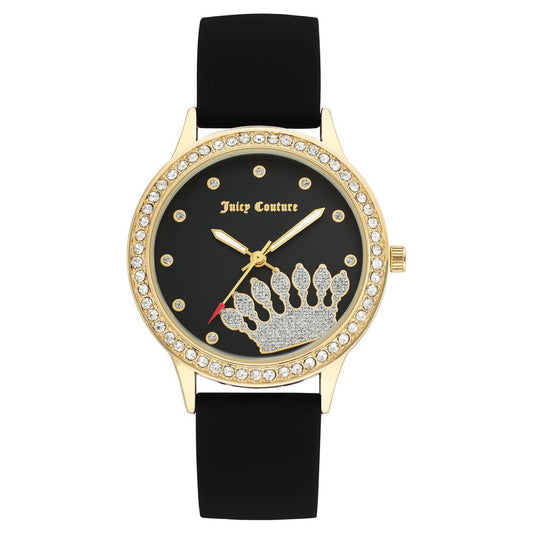 Black Synthetic Dress Watch