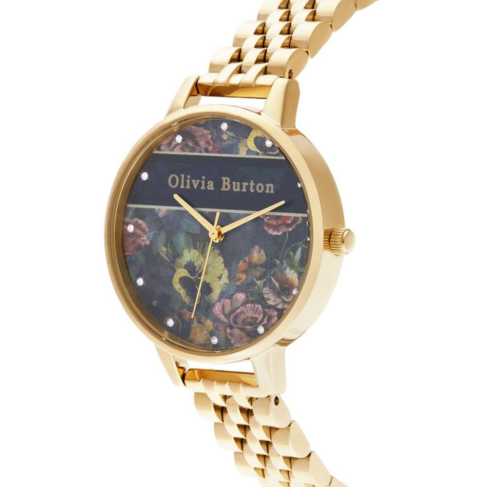 Gold Stainless Steel Dress Watch