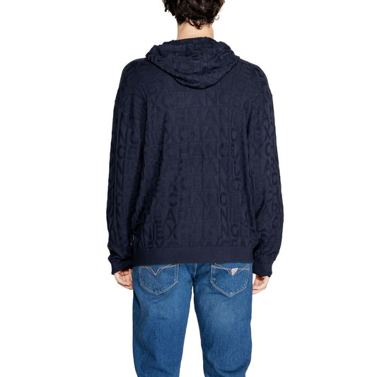 Blue Viscose Hoodie