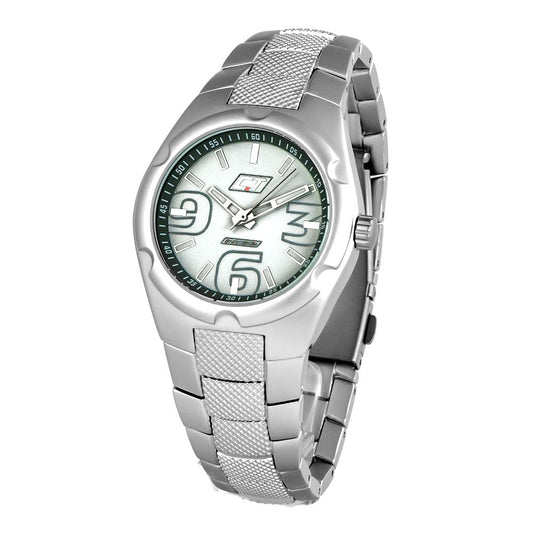 Silver Polycarbonate Dress Watch