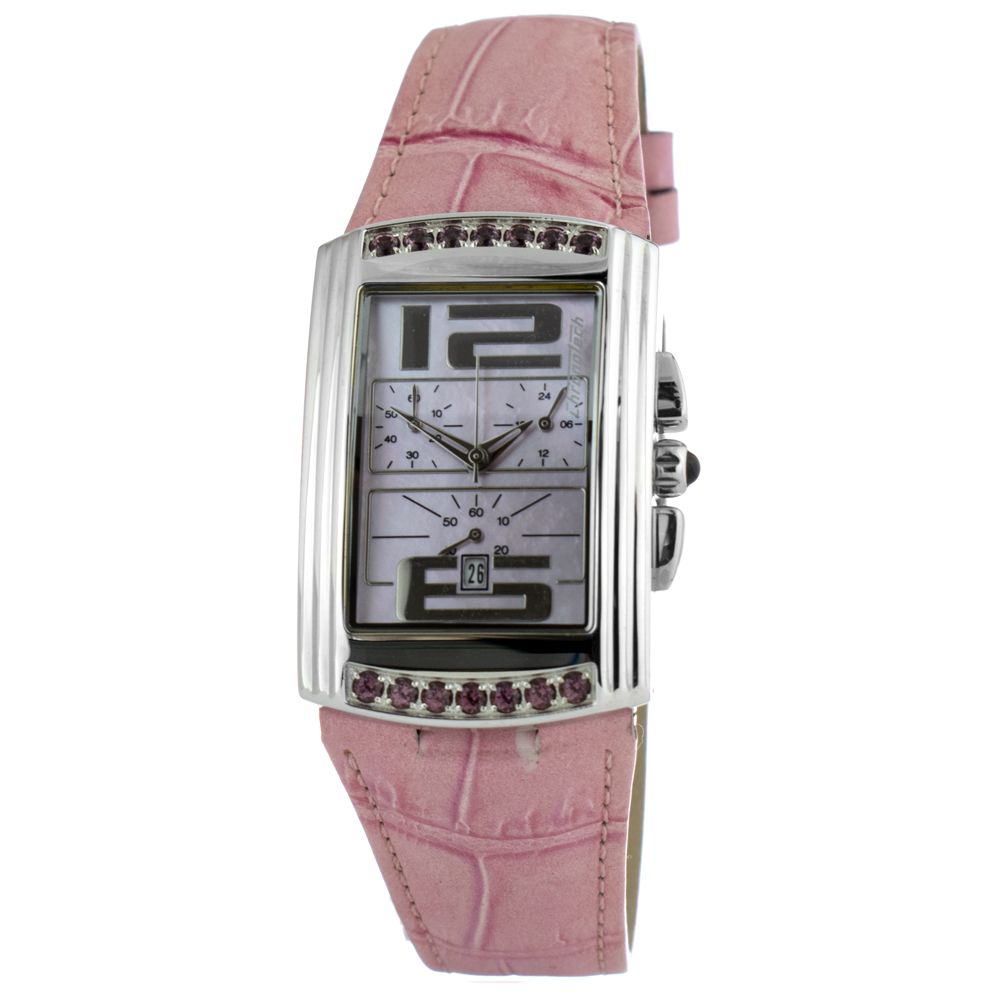 Multicolor Leather Dress Watch
