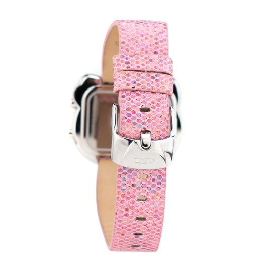 Multicolor Leather Digital Watch