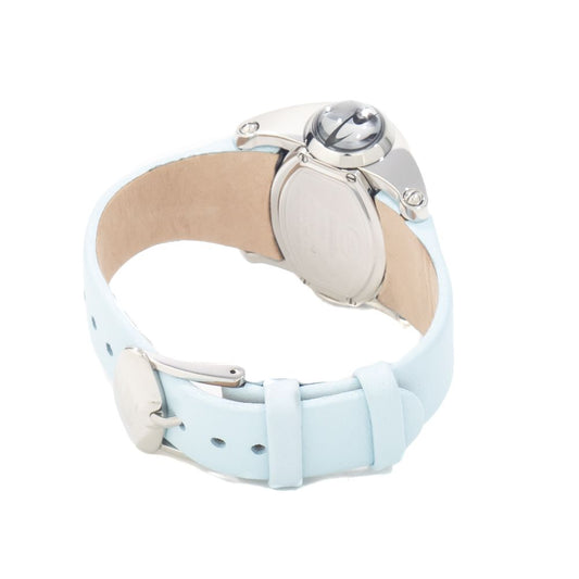 Blue Leather Dress Watch