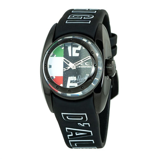 Black Rubber Sport Watch