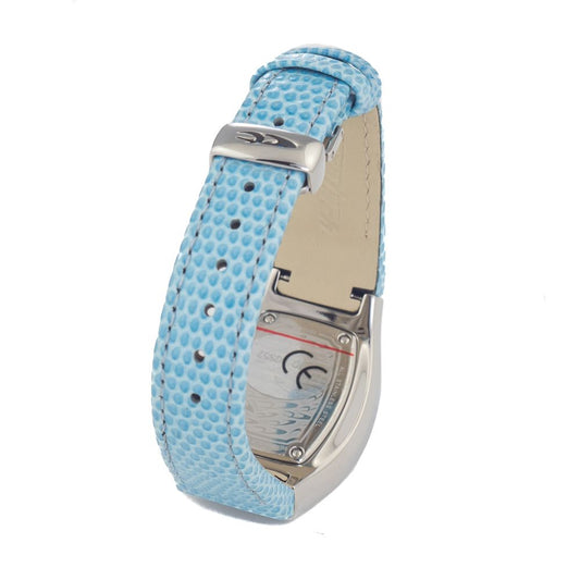 Blue Leather Bracelet Watch
