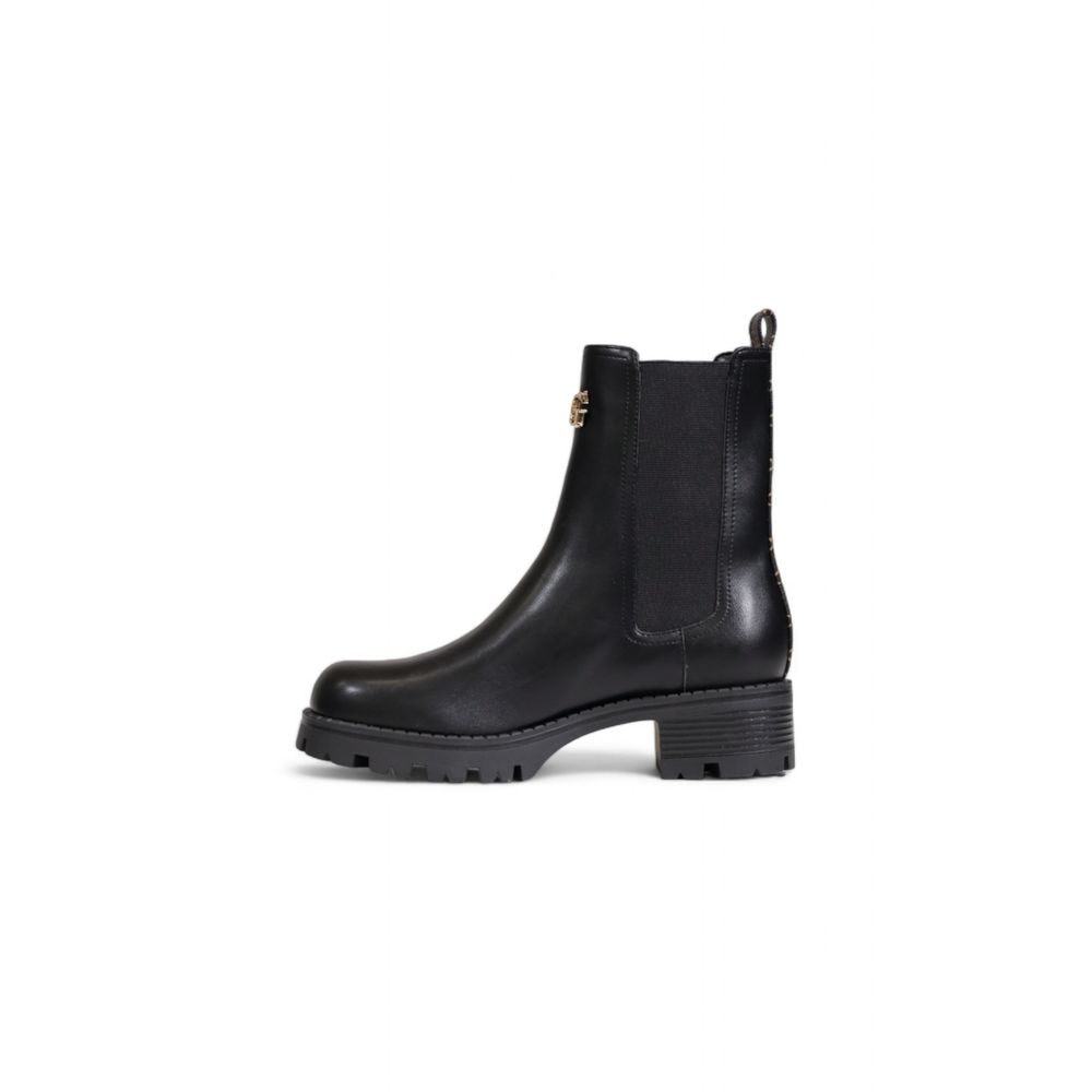 Black Polyethylene Ankle Boots