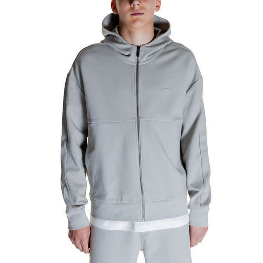 Gray Cotton Hoodie