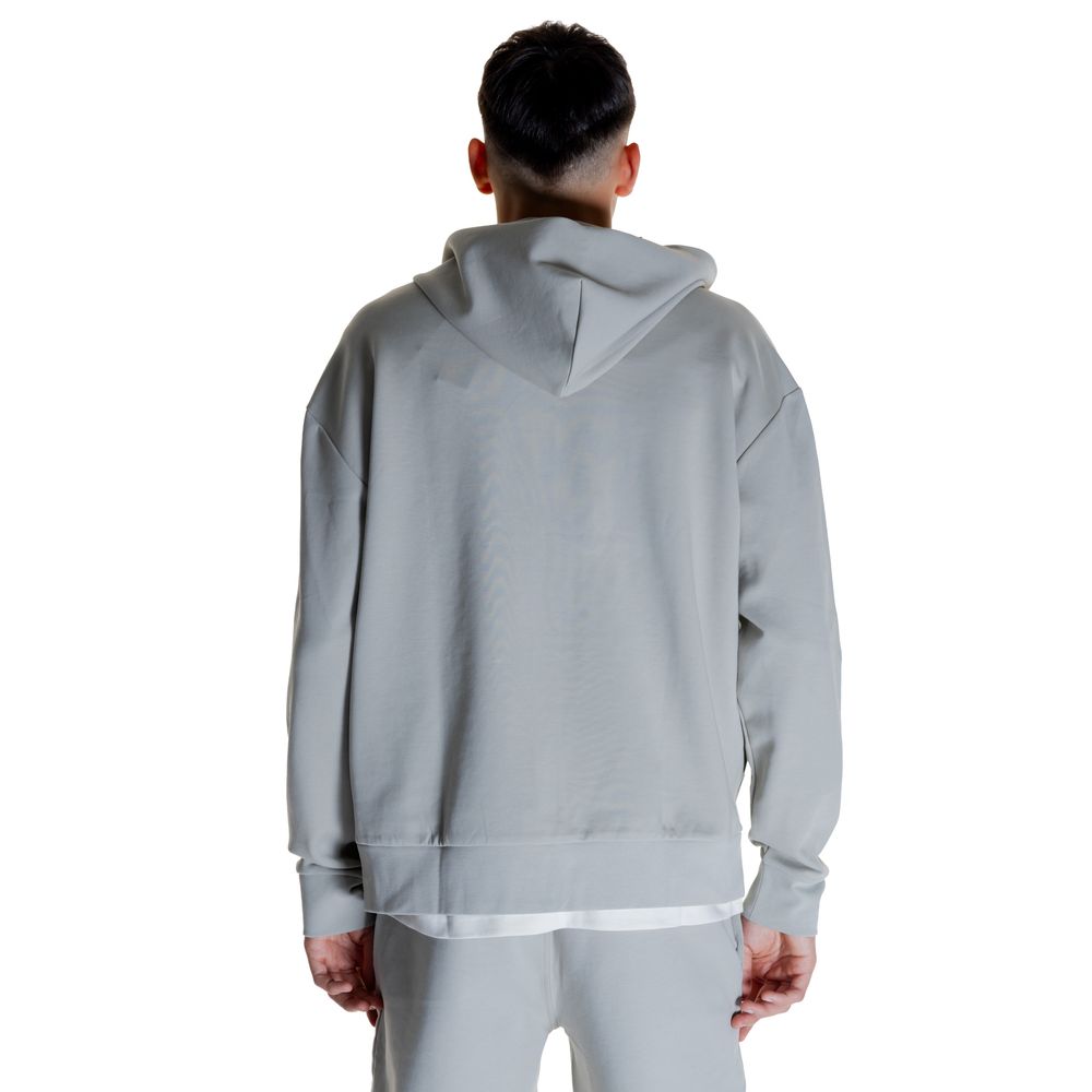 Gray Cotton Hoodie